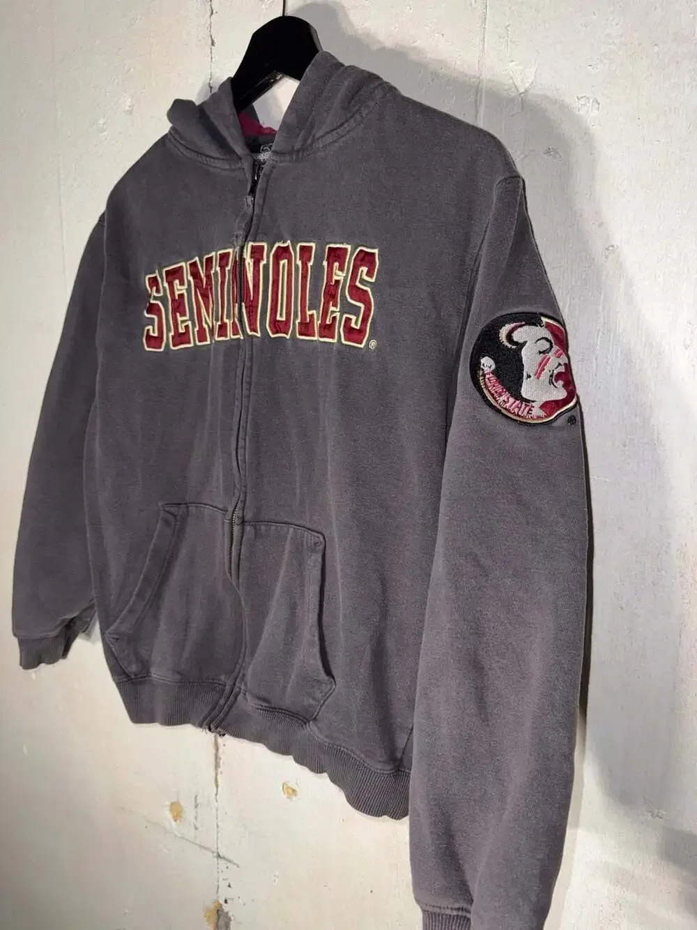 Vintage Florida State Seminoles Colosseum Youth Full-Zip Hoodie